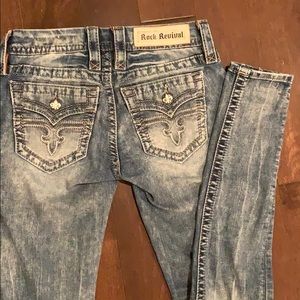 Skinny blue jeans, style “Alivia”